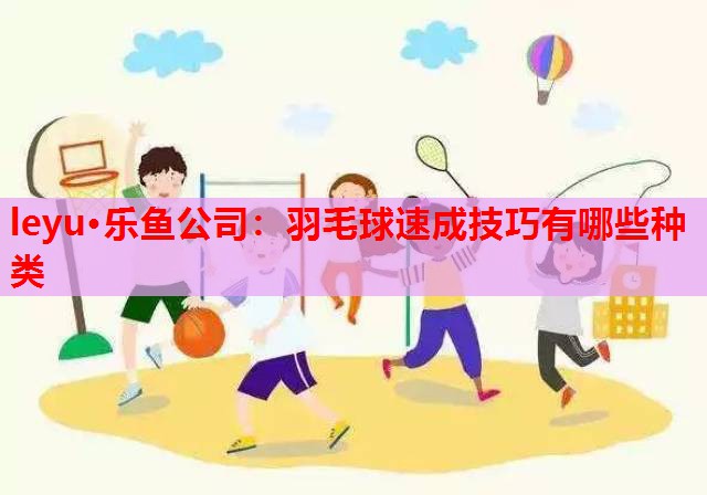 羽毛球速成技巧有哪些种类 羽毛球速成技巧有哪些种类